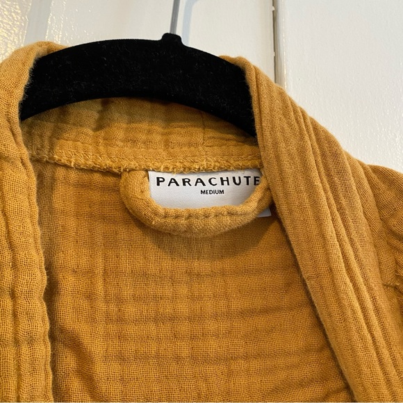 Parachute Cloud Cotton Robe Size Medium in Amber. - Picture 2 of 3